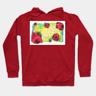 Colorful Love Ladybugs Hoodie